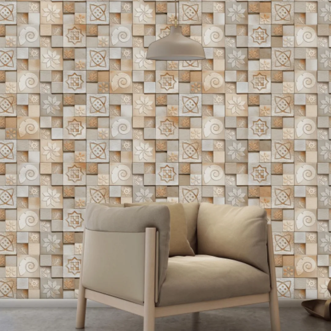 Exotica KJ - Ximeno Grey Kristal, stone-pattern wall tile for exterior walls